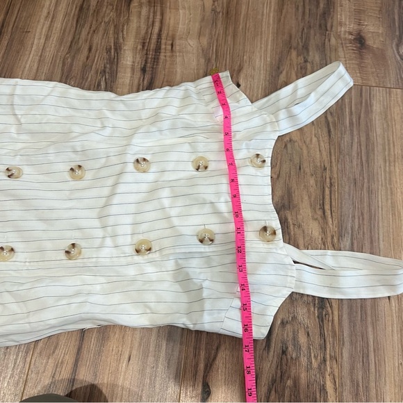 Reformation Palma Stripe Button Midi Dress - Picture 9 of 11